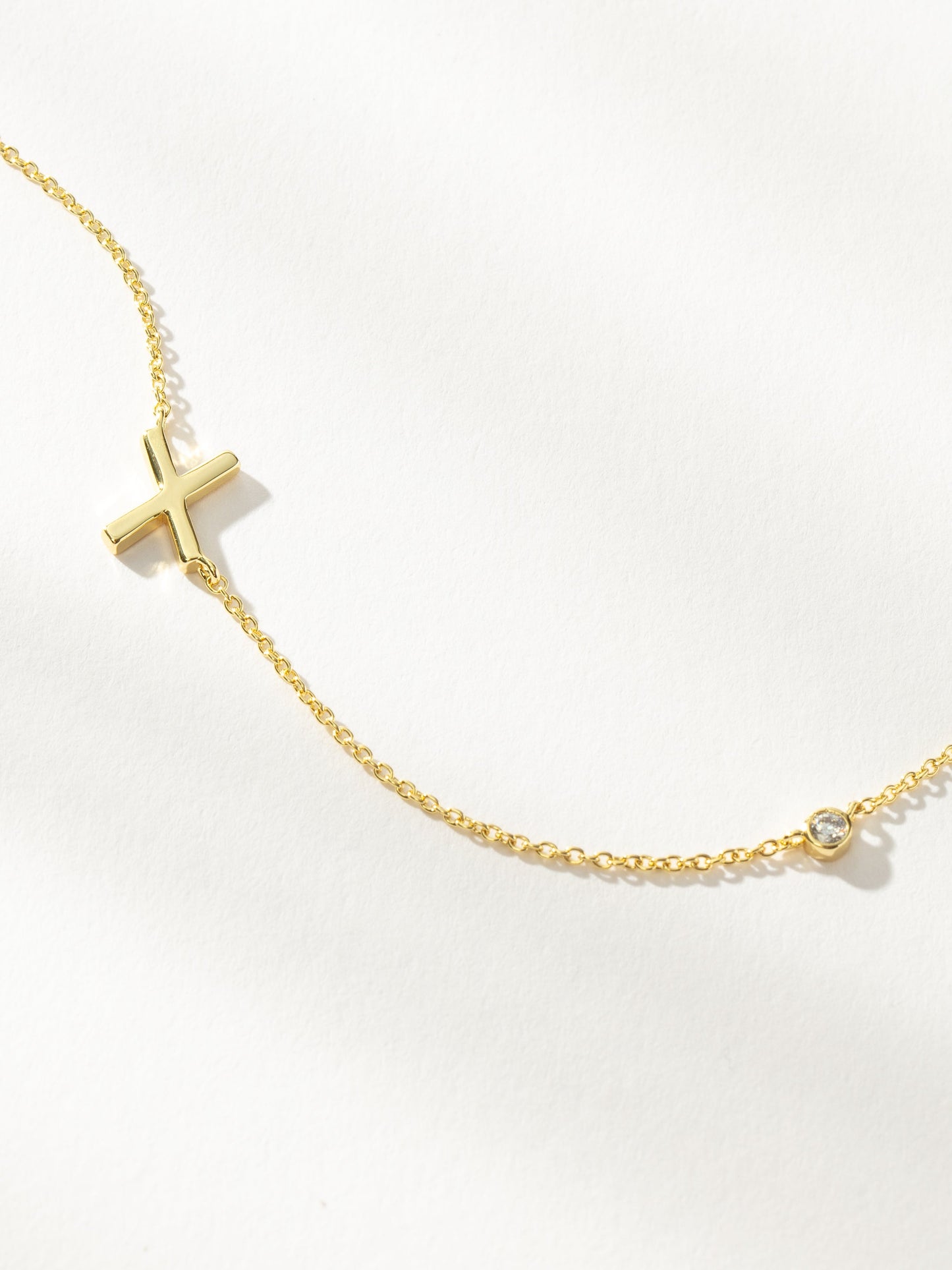 Personalized Touch Necklace | Gold X | Product Image | Uncommon James