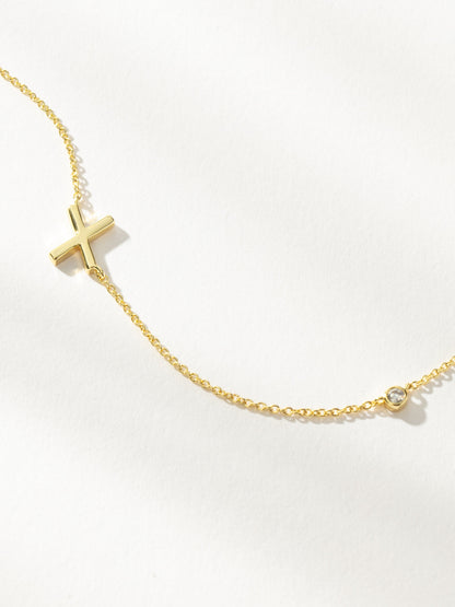 ["Personalized Touch Necklace ", " Gold X ", " Product Image ", " Uncommon James"]