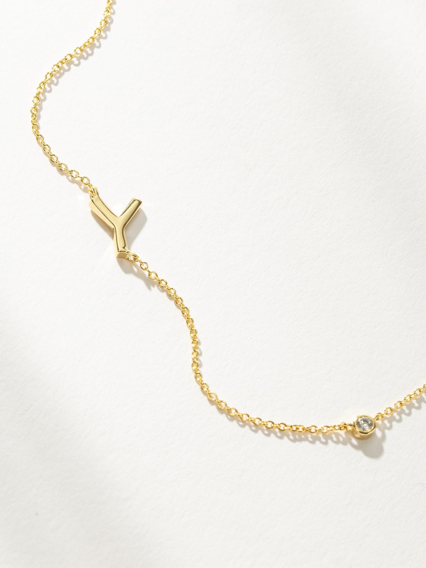 Personalized Touch Necklace | Gold Y | Product Image | Uncommon James