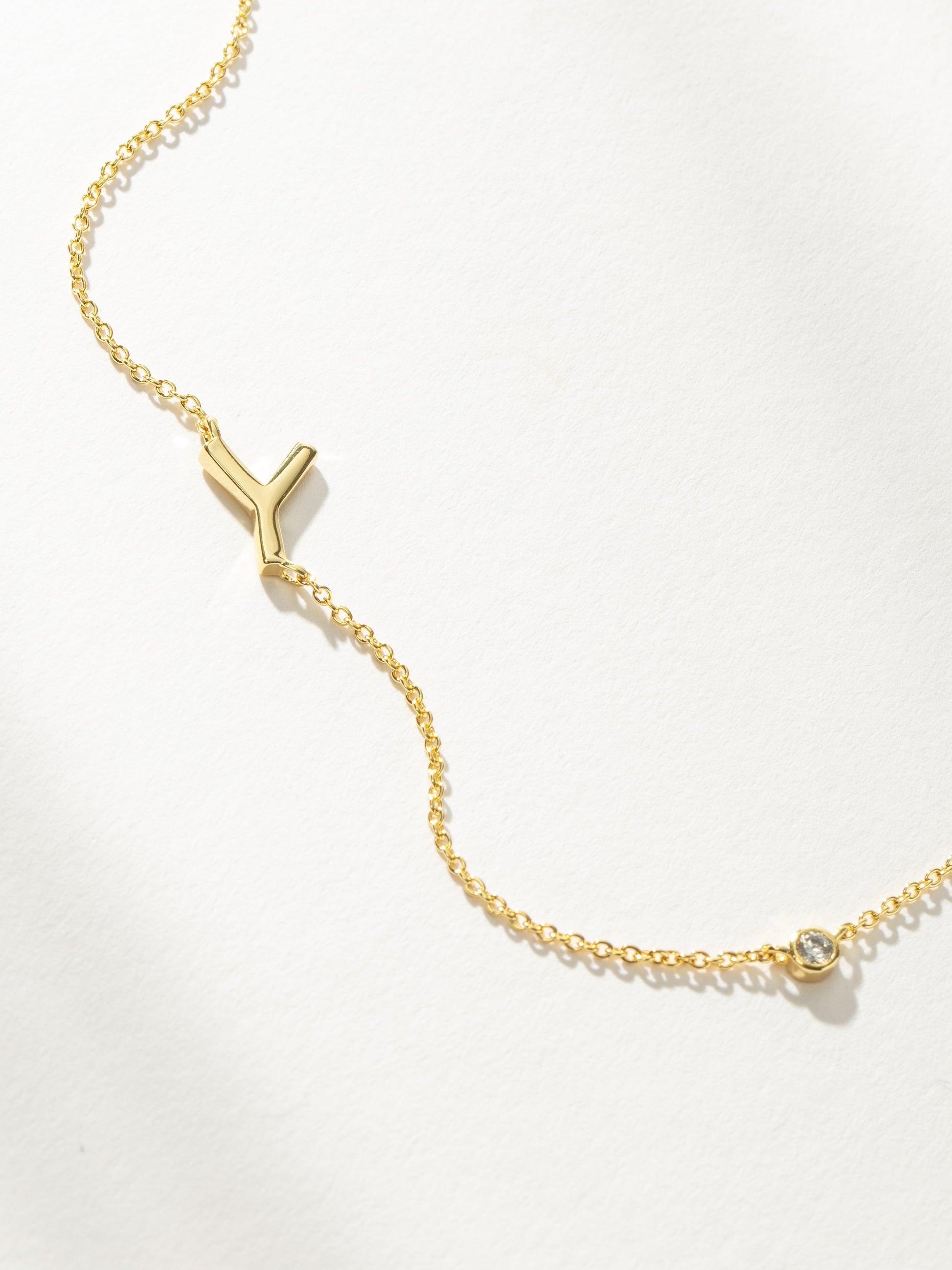 Personalized Touch Necklace | Gold Y | Product Image | Uncommon James
