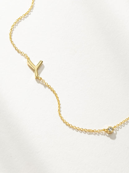 ["Personalized Touch Necklace ", " Gold Y ", " Product Image ", " Uncommon James"]