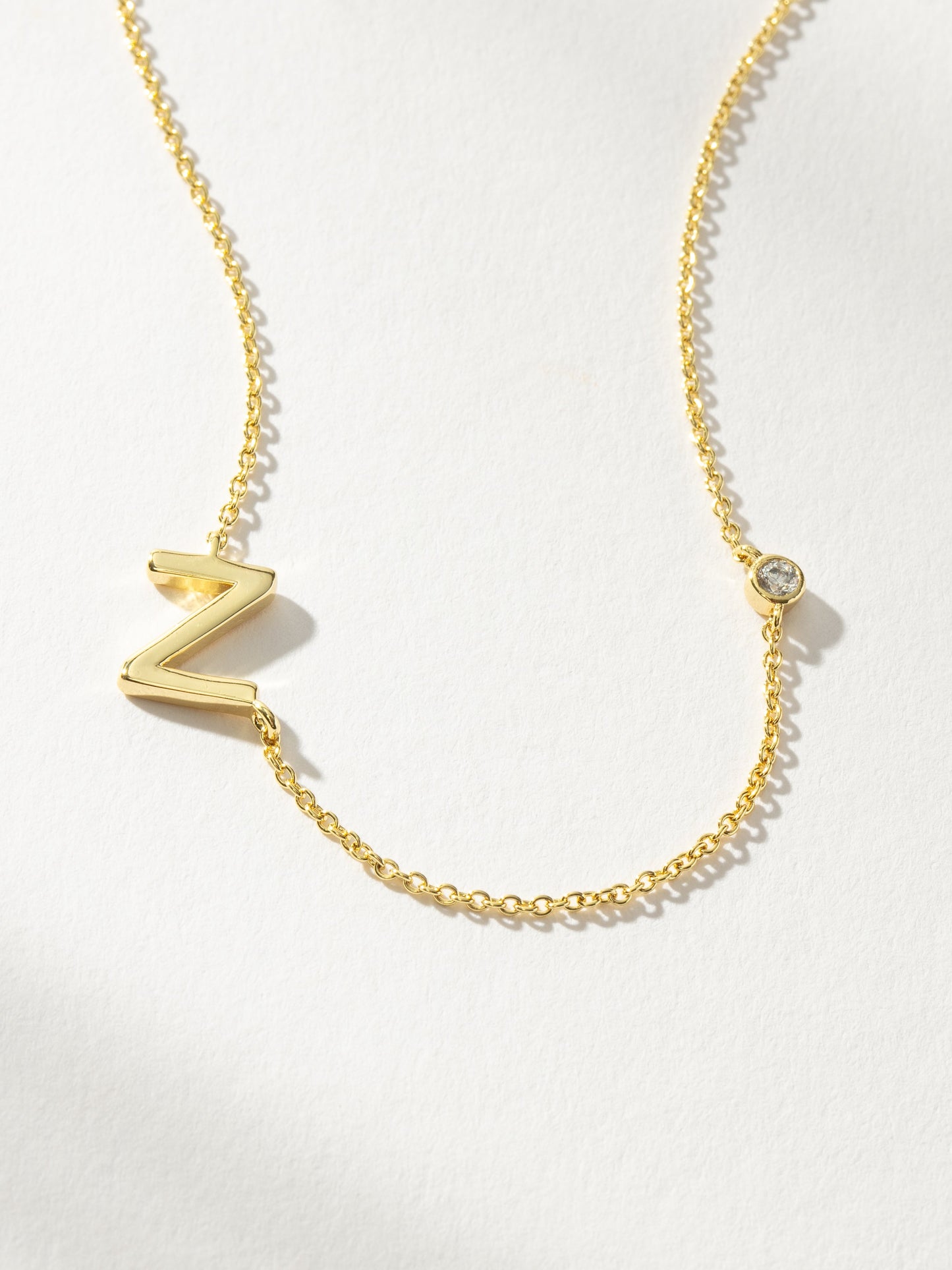 Personalized Touch Necklace | Gold Z | Product Image | Uncommon James