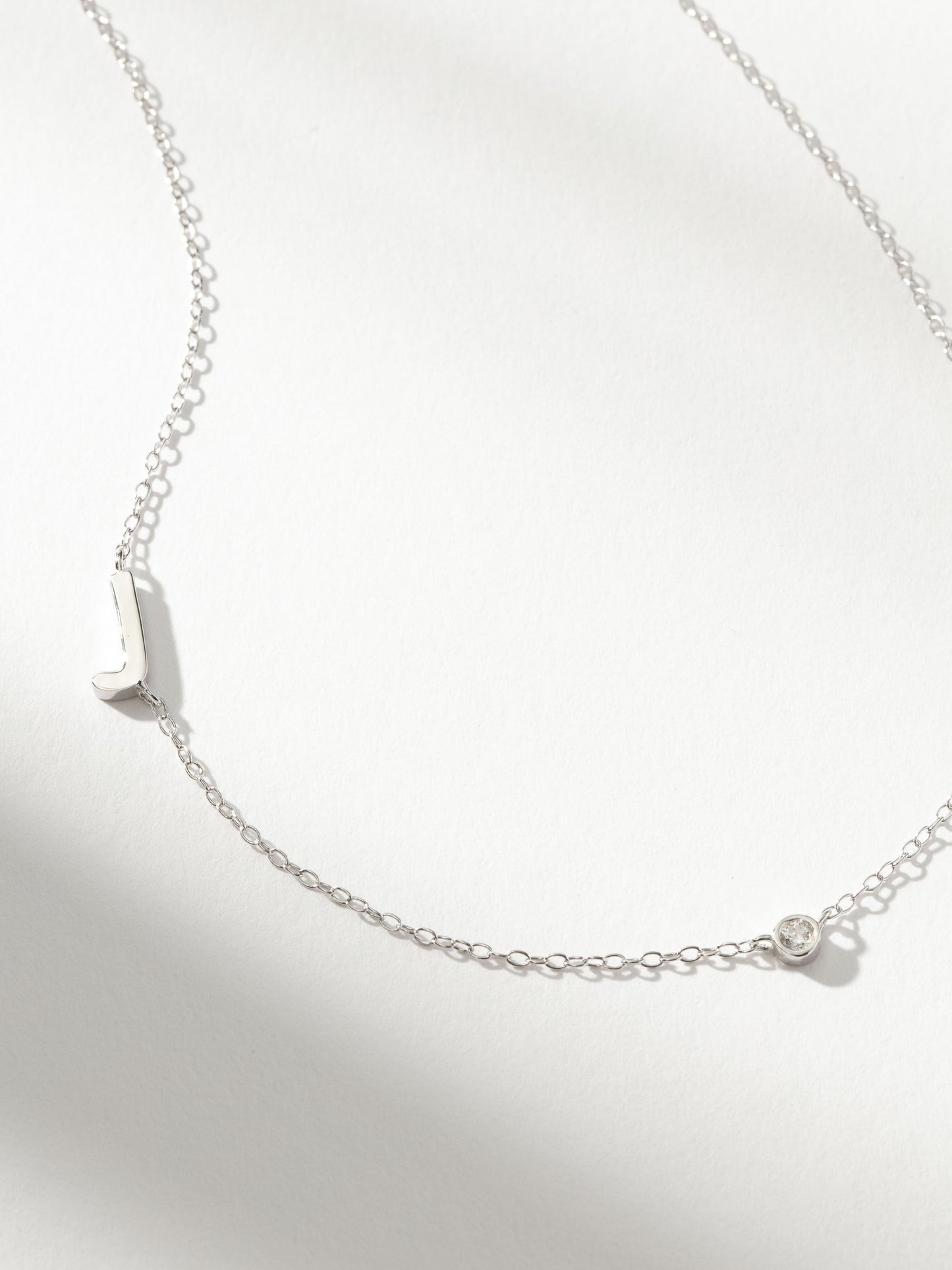 Personalized Touch Necklace | Sterling Silver J | Product Image | Uncommon James