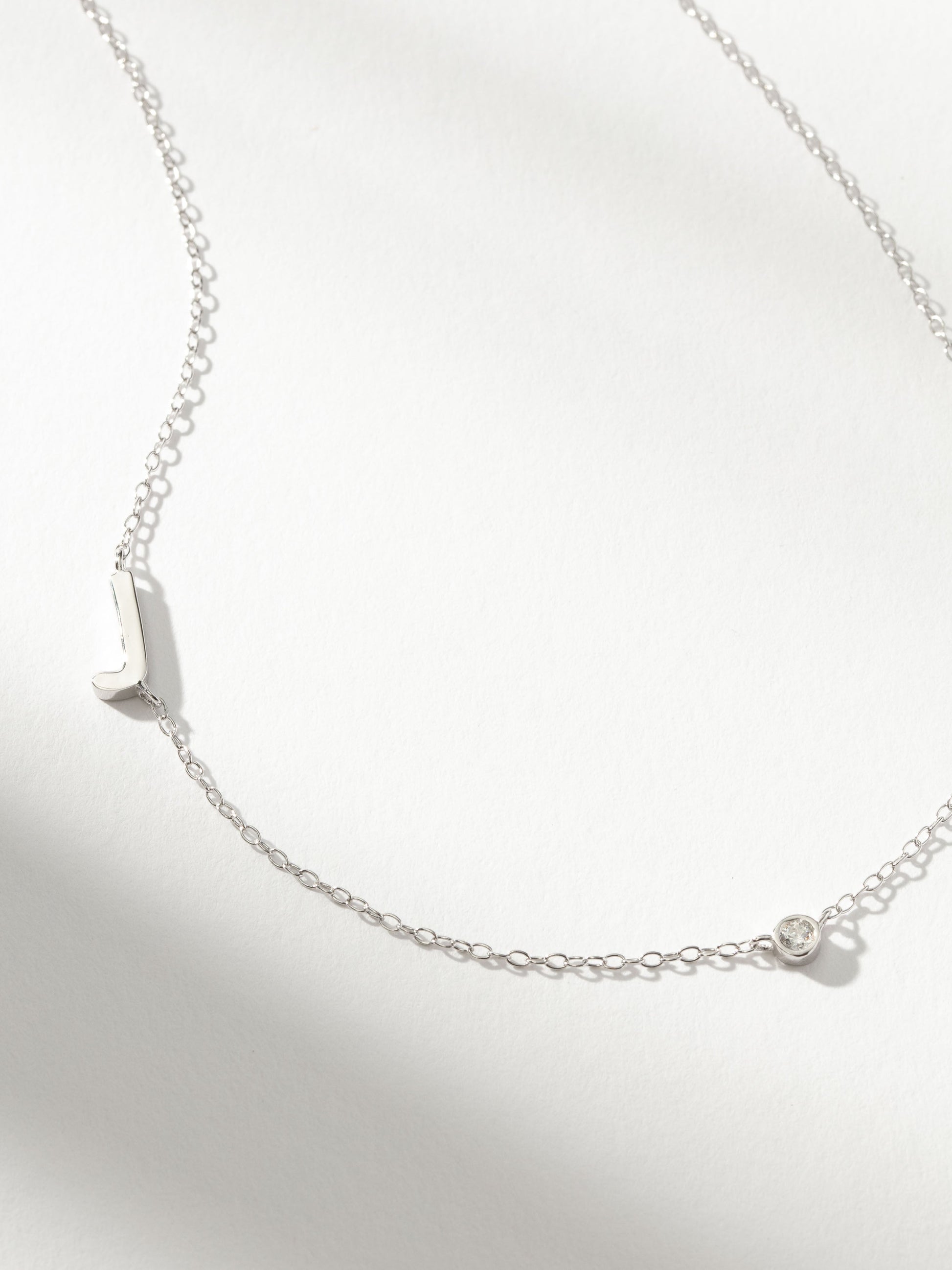 Personalized Touch Necklace | Sterling Silver J | Product Image | Uncommon James
