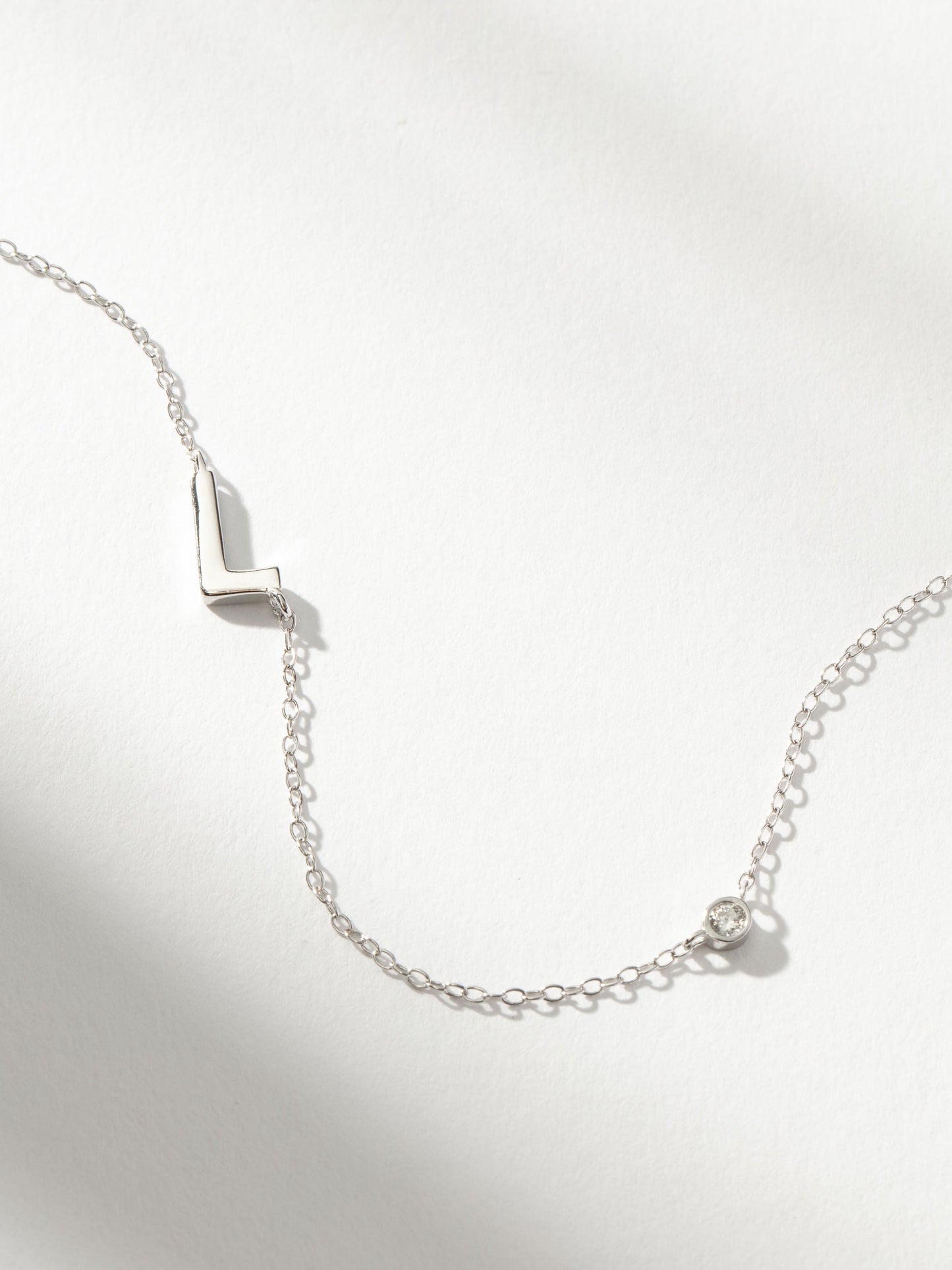 Personalized Touch Necklace | Sterling Silver L | Product Image | Uncommon James