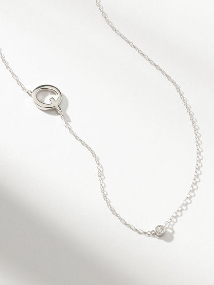 ["Personalized Touch Necklace ", " Sterling Silver Q ", " Product Image ", " Uncommon James"]