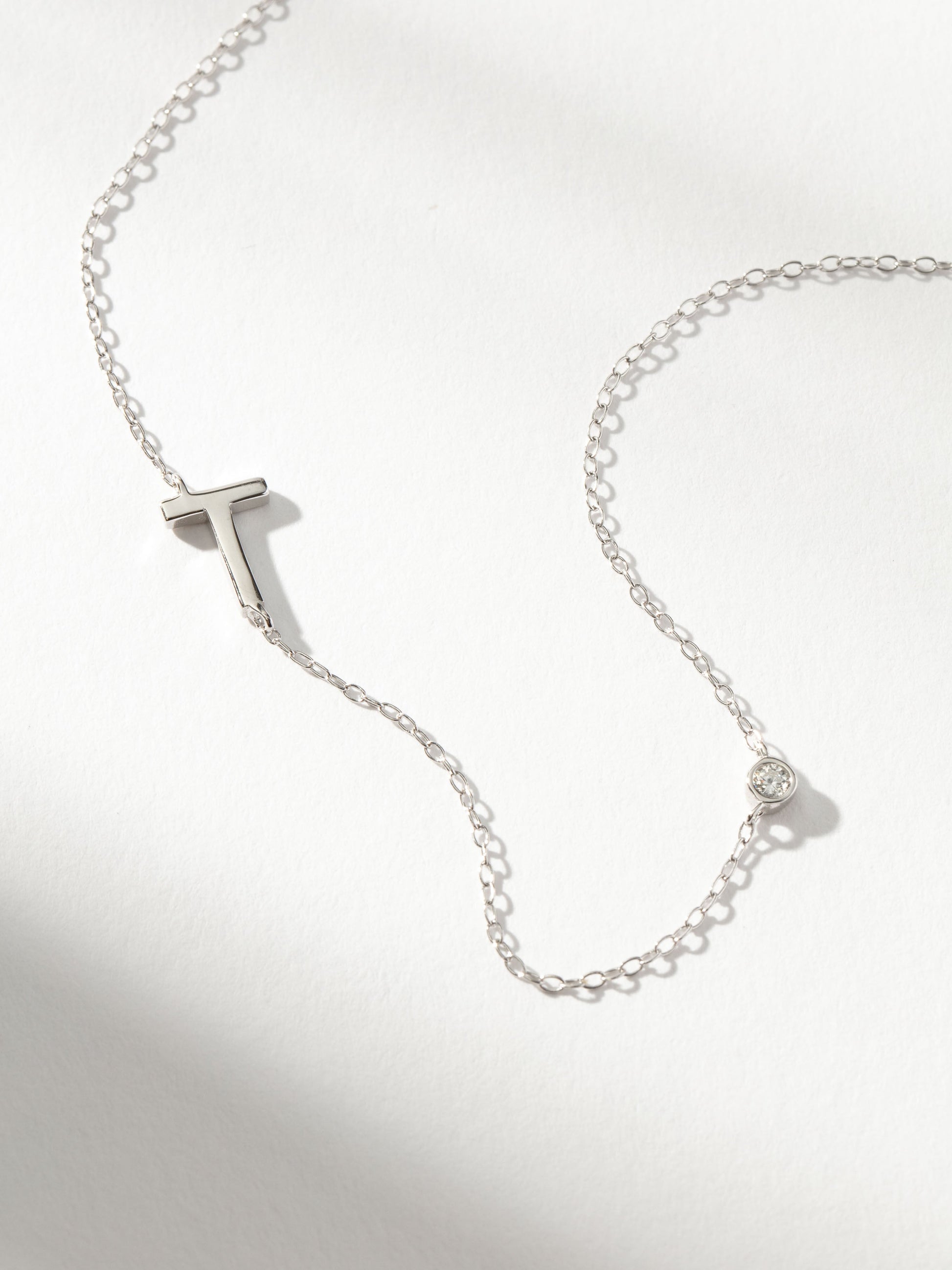 Personalized Touch Necklace | Sterling Silver T | Product Image | Uncommon James