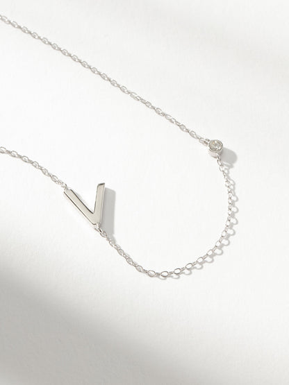 ["Personalized Touch Necklace ", " Sterling Silver V ", " Product Image ", " Uncommon James"]