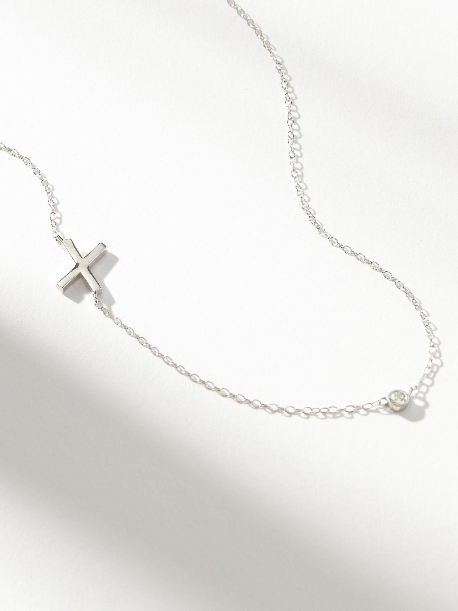 Personalized Touch Necklace | Sterling Silver X | Product Image | Uncommon James