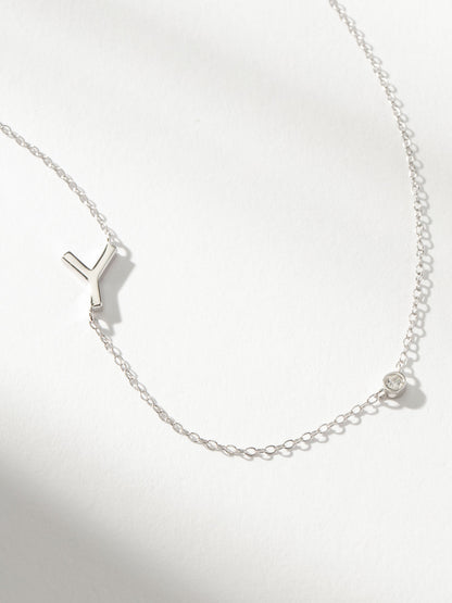 ["Personalized Touch Necklace ", " Sterling Silver Y ", " Product Image ", " Uncommon James"]