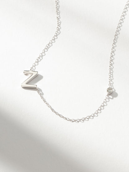 ["Personalized Touch Necklace ", " Sterling Silver Z ", " Product Image ", " Uncommon James"]