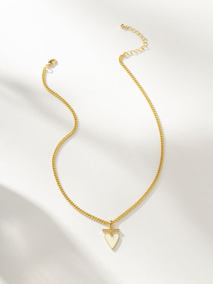 ["Pure Heart Necklace ", " Gold ", " Product Image ", " Uncommon James"]