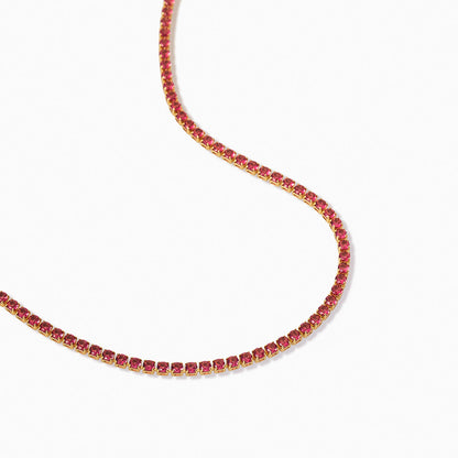 ["Touch of Pink Necklace ", " Gold ", " Product Detail Image ", " Uncommon James"]