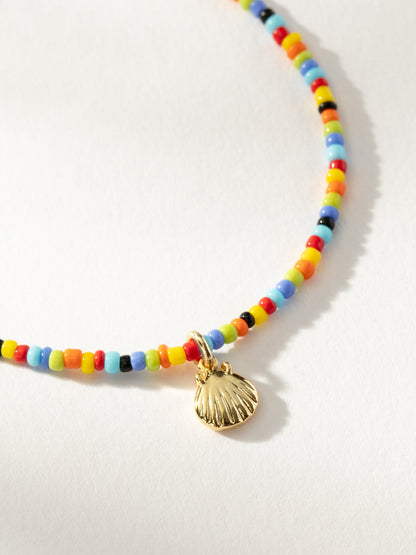 ["Beaded Shell Bracelet ", " Gold ", " Product Detail Image ", " Uncommon James"]