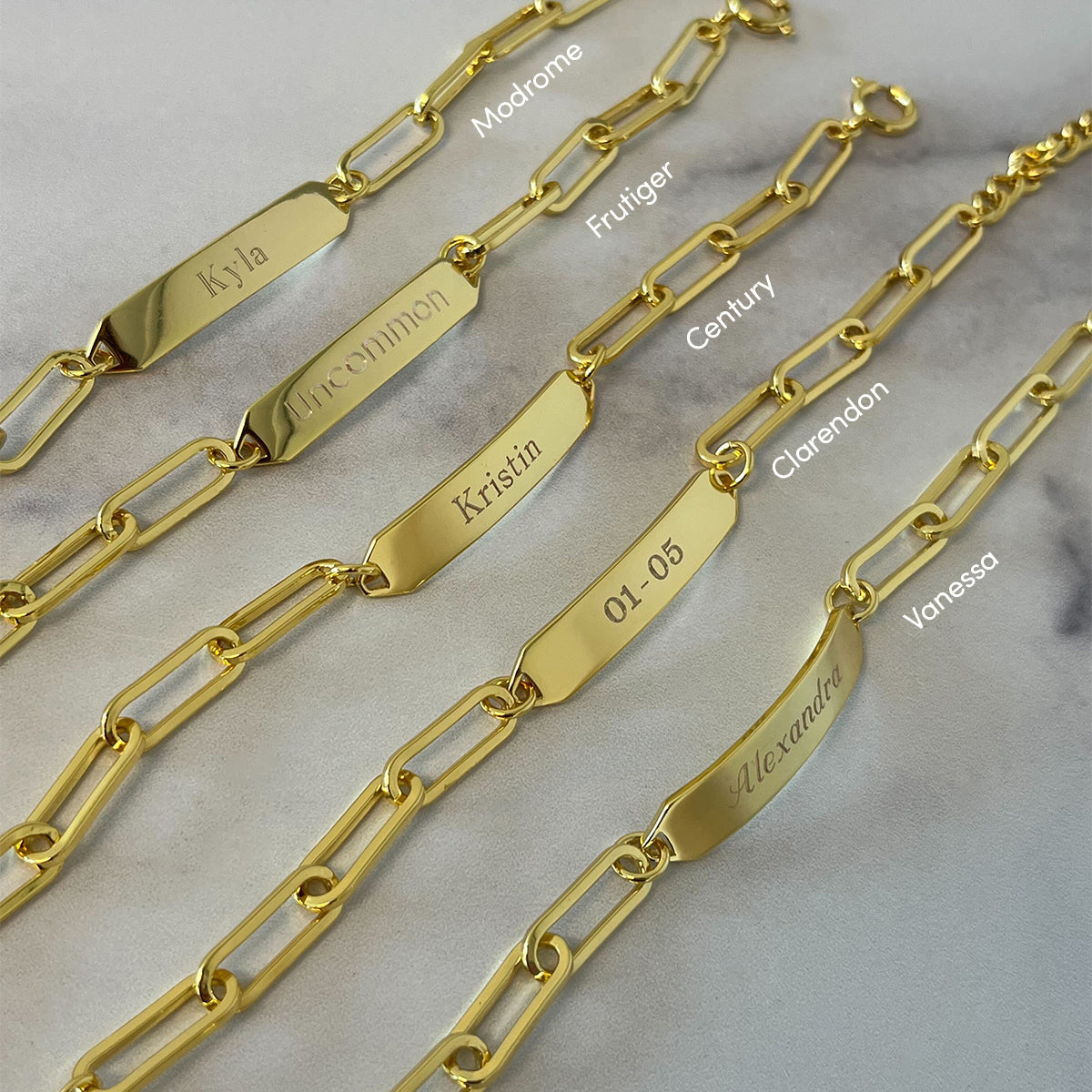 Chain and Bar Bracelet | Gold | Lifestyle Image | Uncommon James