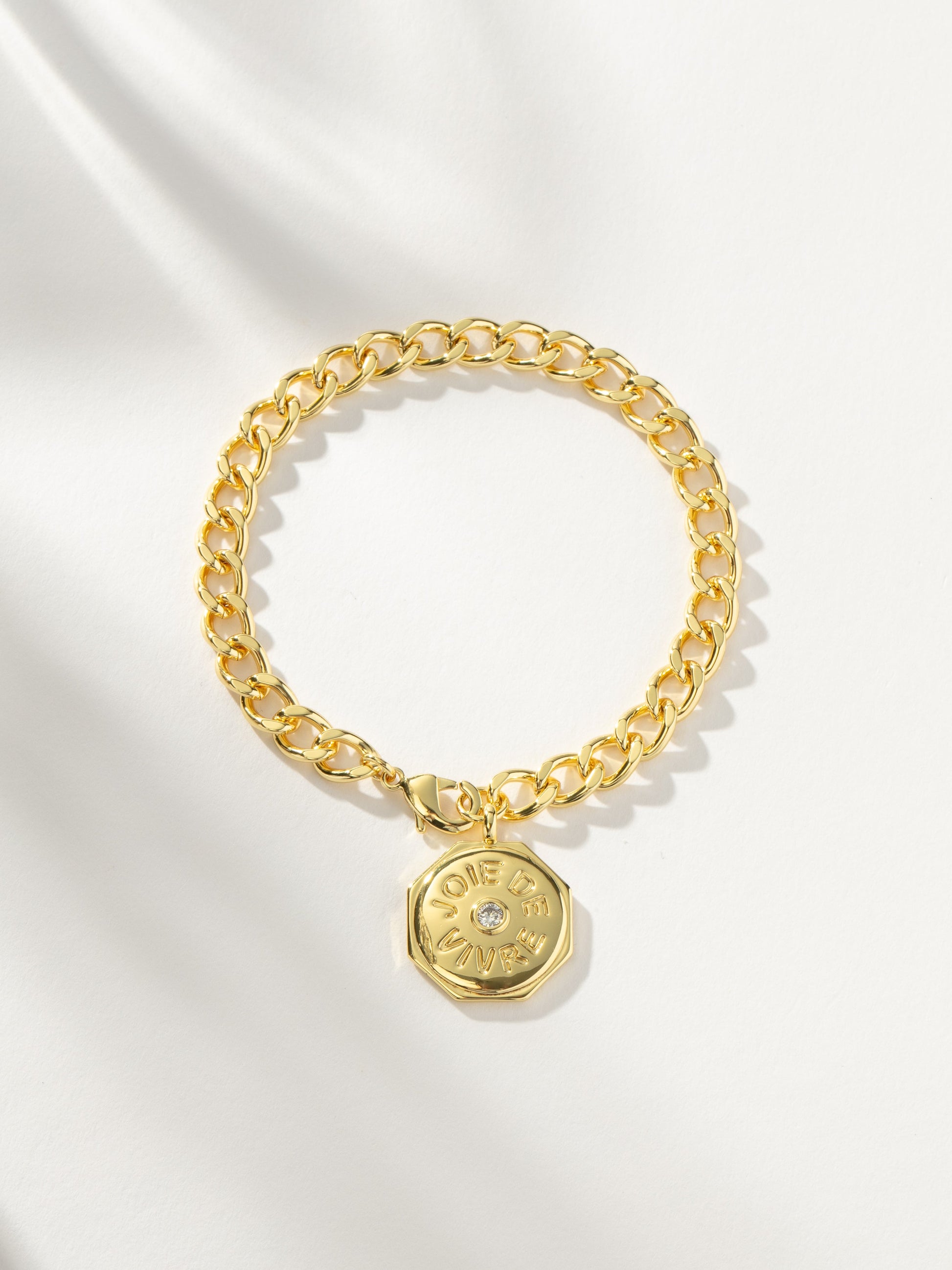Joie De Vivre Bracelet | Gold | Product Image | Uncommon James
