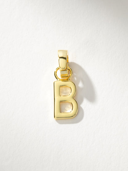 ["Letter Charm ", " Gold Solid B ", " Product Image ", " Uncommon James"]