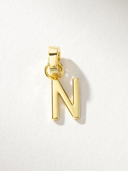 ["Letter Charm ", " Gold Solid N ", " Product Image ", " Uncommon James"]