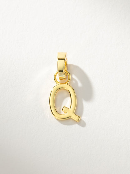 ["Letter Charm ", " Gold Solid Q ", " Product Image ", " Uncommon James"]