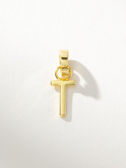 ["Letter Charm ", " Gold Solid T ", " Product Image ", " Uncommon James"]