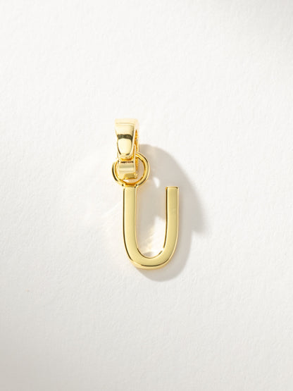 ["Letter Charm ", " Gold Solid U ", " Product Image ", " Uncommon James"]