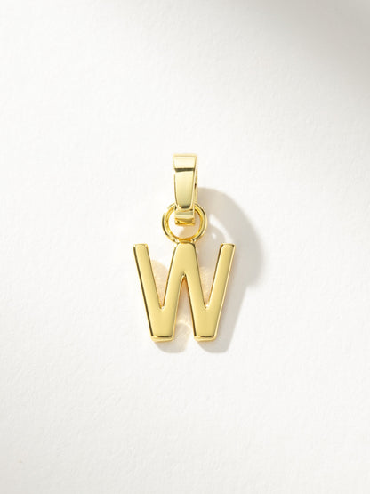 ["Letter Charm ", " Gold Solid W ", " Product Image ", " Uncommon James"]