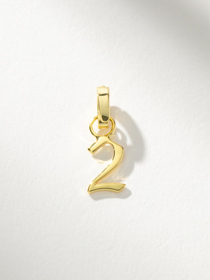 ["Number Charm ", " Gold 2 ", " Product Image ", " Uncommon James"]
