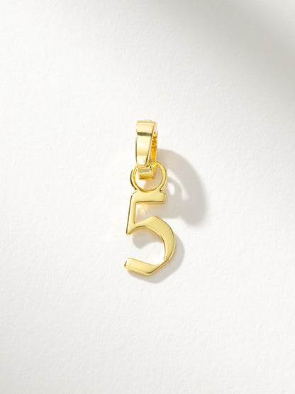 ["Number Charm ", " Gold 5 ", " Product Image ", " Uncommon James"]