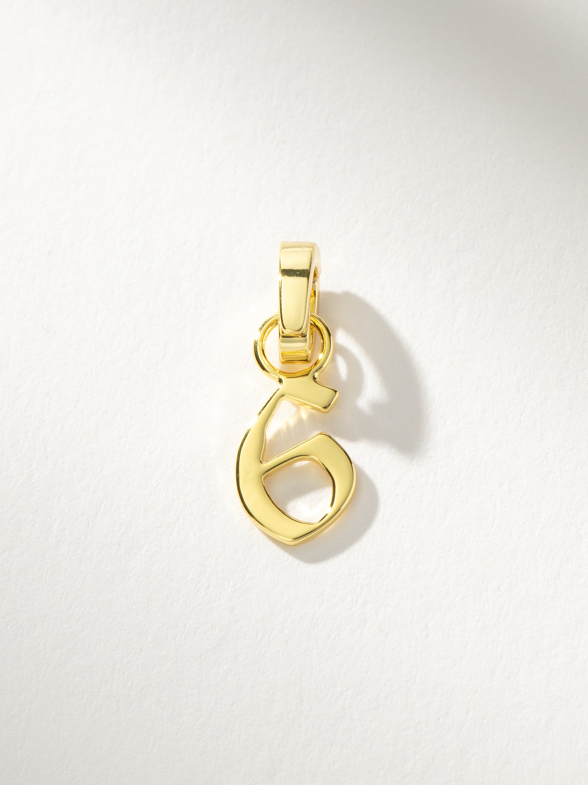 Number Charm | Gold 6 | Product Image | Uncommon James
