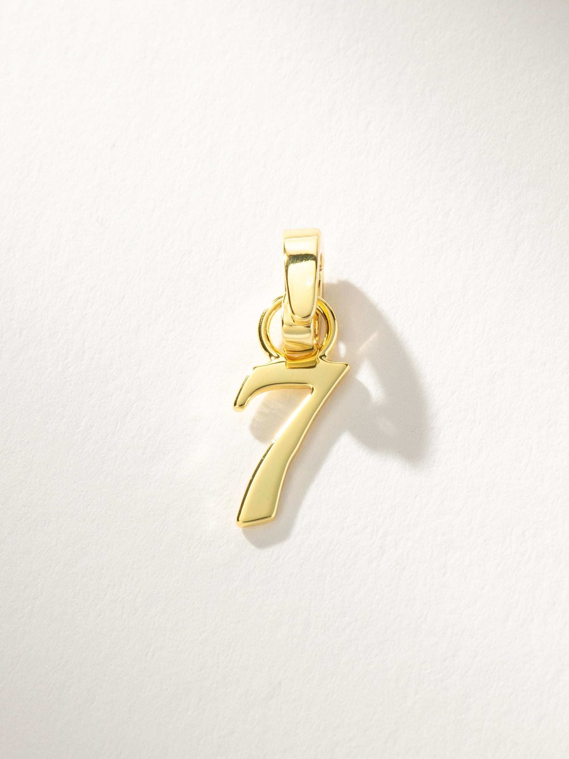 Number Charm | Gold 7 | Product Image | Uncommon James