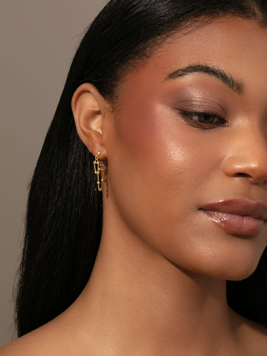 Ball and Chain Earrings | Gold | Product Image | Uncommon James