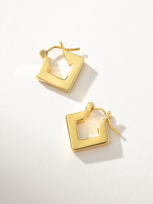Breaking Point Earrings | Gold | Product Image | Uncommon James