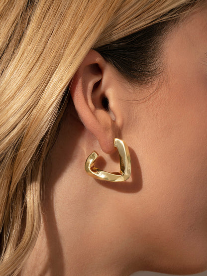 ["Not Your Baby Hoops ", " Gold ", " Model Image 2 ", " Uncommon James"]