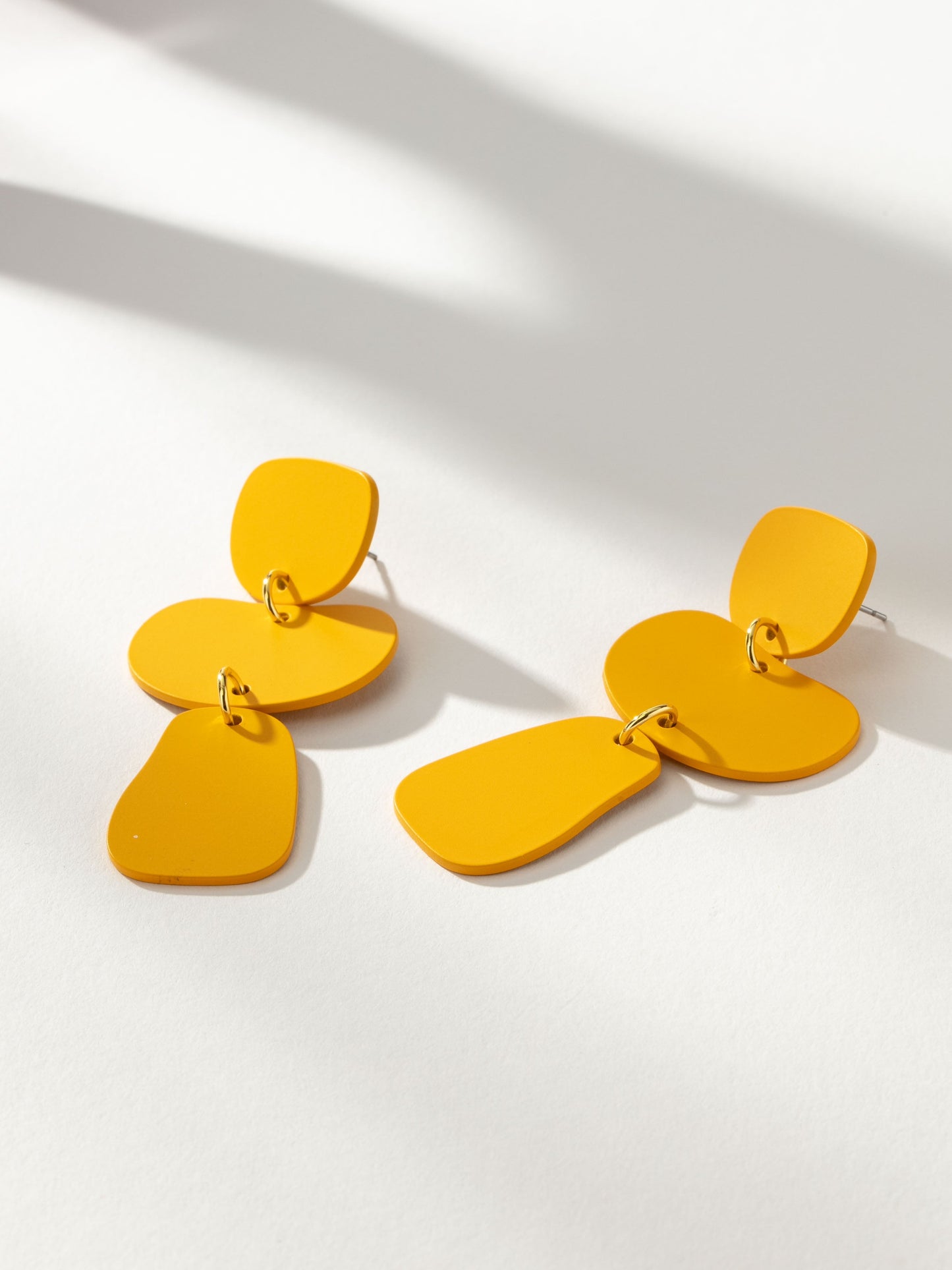 Nudist Earrings | Gold Yellow | Product Image | Uncommon James