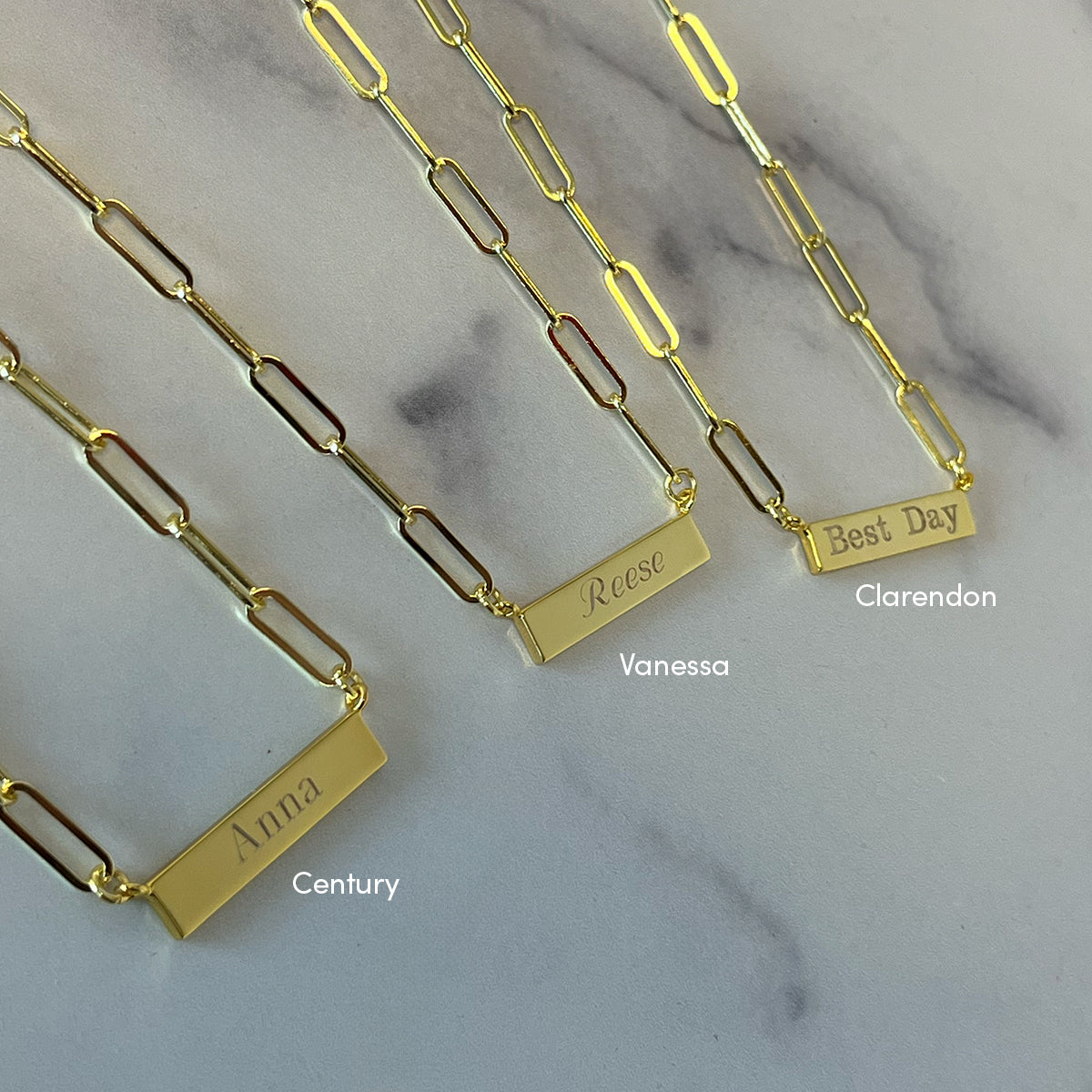 Chain and Bar Necklace | Gold | Lifestyle Image 2 | Uncommon James