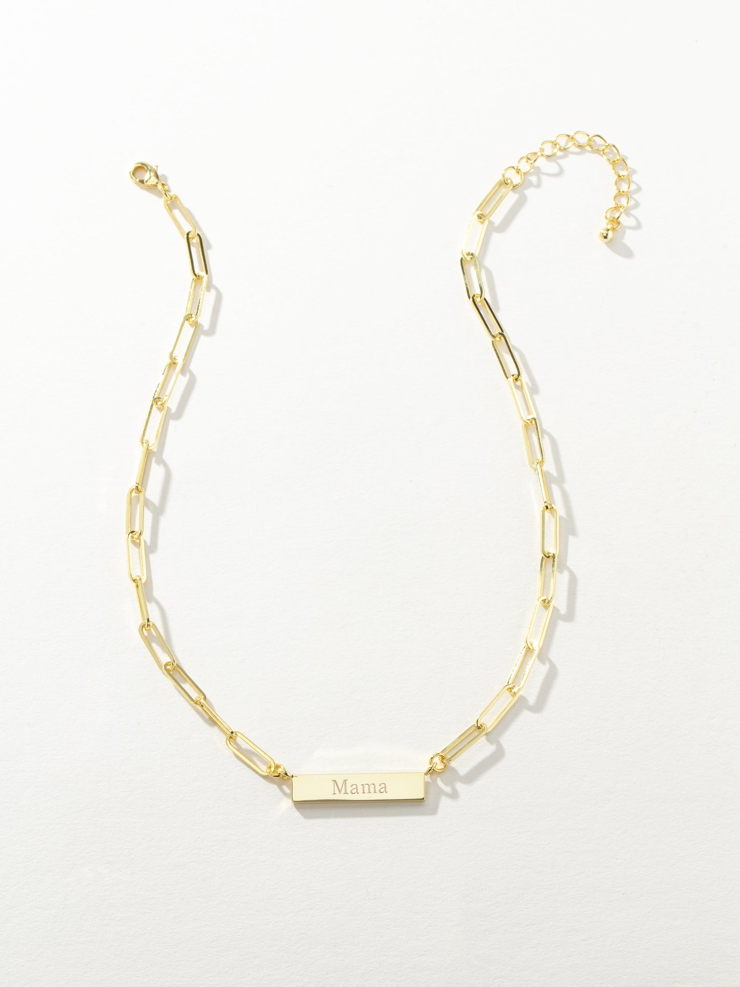 Mama Chain and Bar Necklace