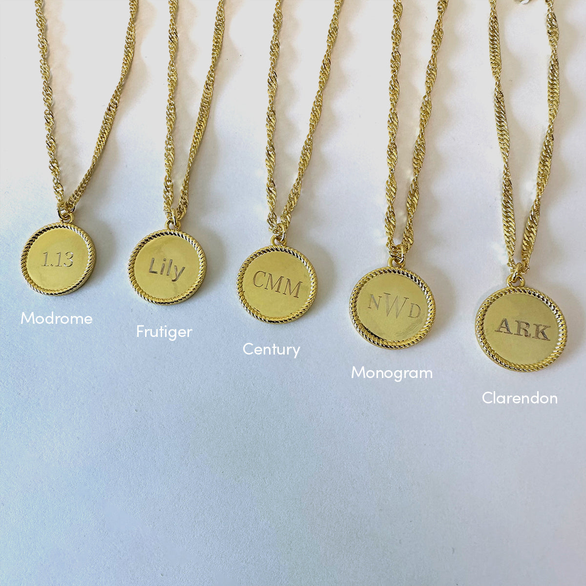 Circle Pendant Necklace | Gold | LIfestyle Image | Uncommon James