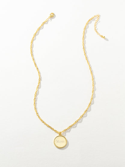 ["Mom Pendant Necklace"]