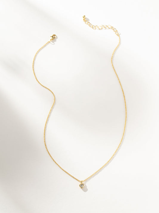 Diamond Heart Necklace | Gold | Product Image | Uncommon James