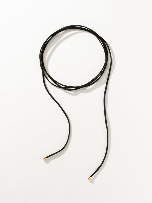 Laguna Black Choker Necklace | Faux Leather | KC Image | Uncommon James