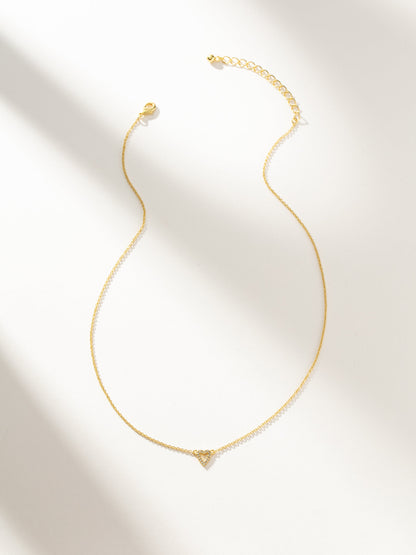 Open Heart Necklace | Gold | Product Image | Uncommon James