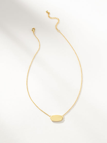 ["Timeless Pendant Necklace ", " Gold ", " Product Image ", " Uncommon James"]