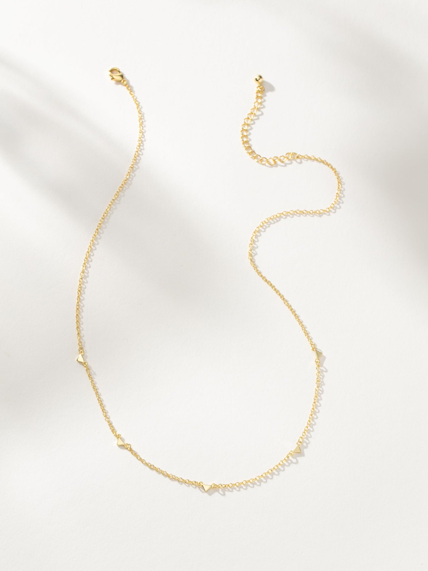 Textured Stud Necklace | Gold | Product Image | Uncommon James
