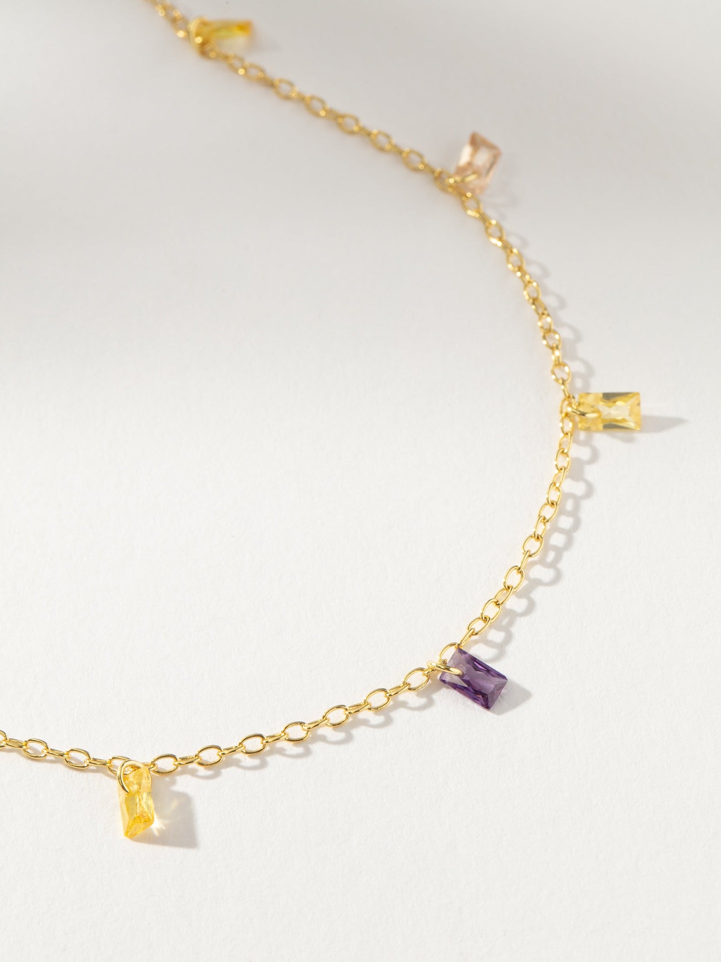 Watercolor Necklace | Gold | Product Detail Image | Uncommon James