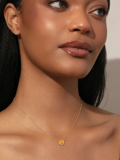 ["Wonderland Necklace ", " Gold ", " Model Image ", " Uncommon James"]