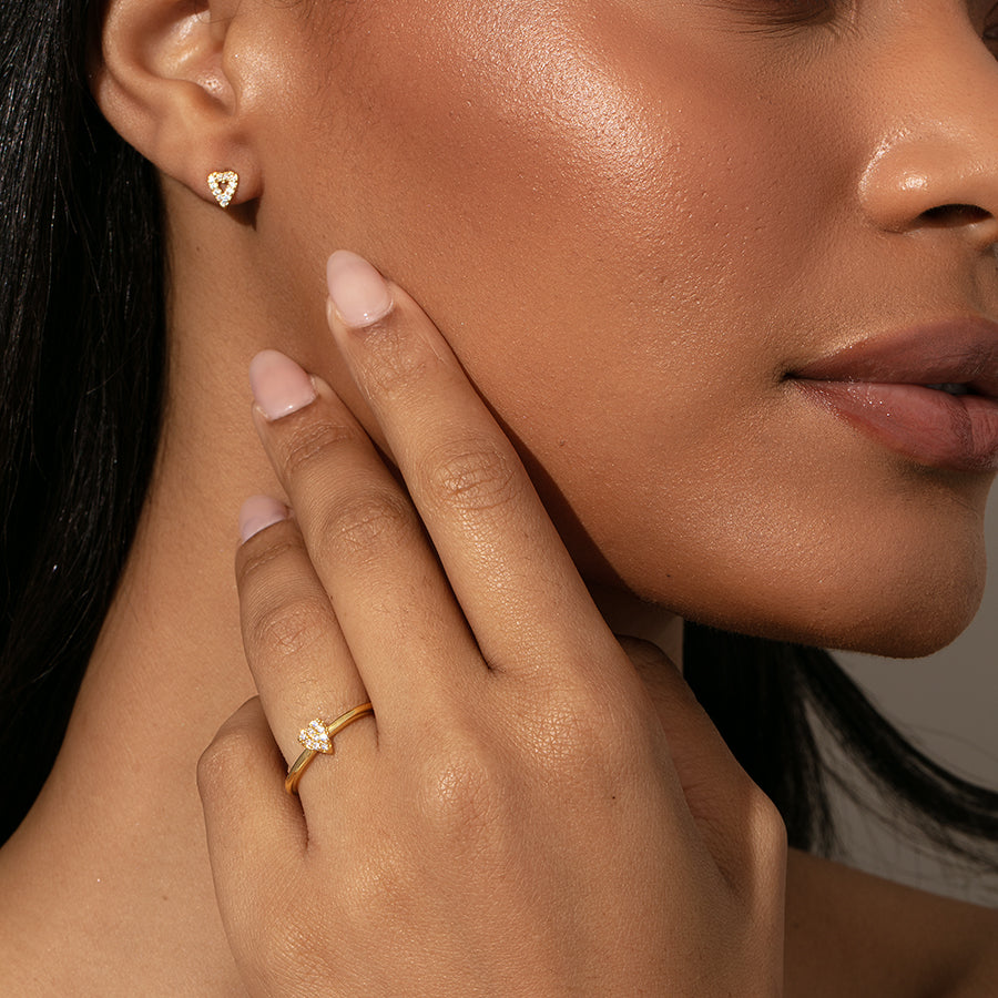 All Your Love Ring | Gold | Model Image 2 | Uncommon James