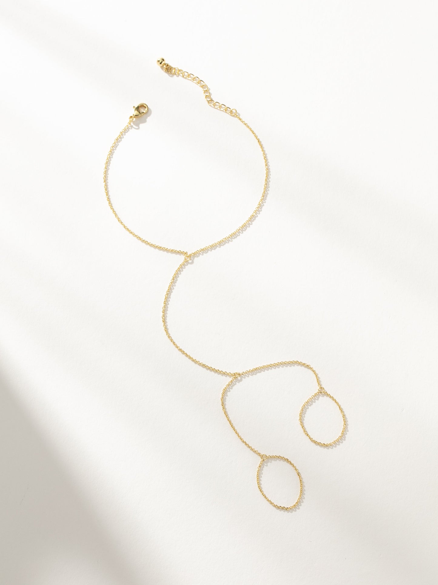 Bad Habits Hand Chain | Gold | Product Image | Uncommon James