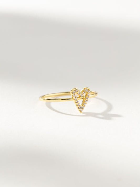 Open Heart Ring | Gold | Product Image | Uncommon James