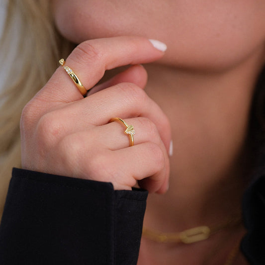 Other Half Heart Ring | Gold | Product Image | Uncommon James