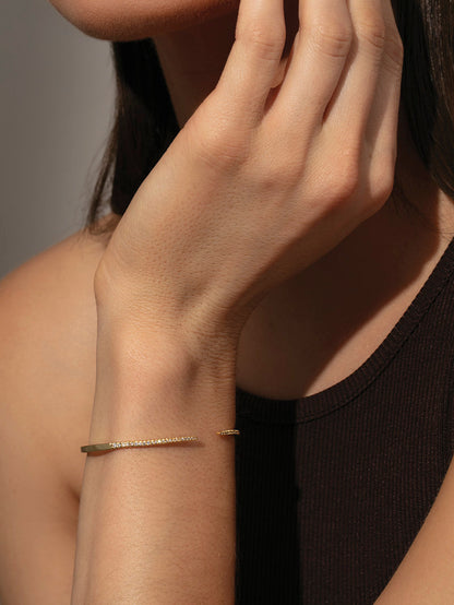 ["Wild Nights Bracelet ", " Gold ", " Model Image ", " Uncommon James"]